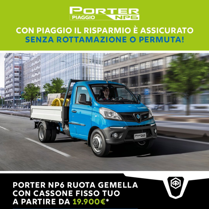 PIAGGIO CONGELA I VANTAGGI FINO AL 31/10
